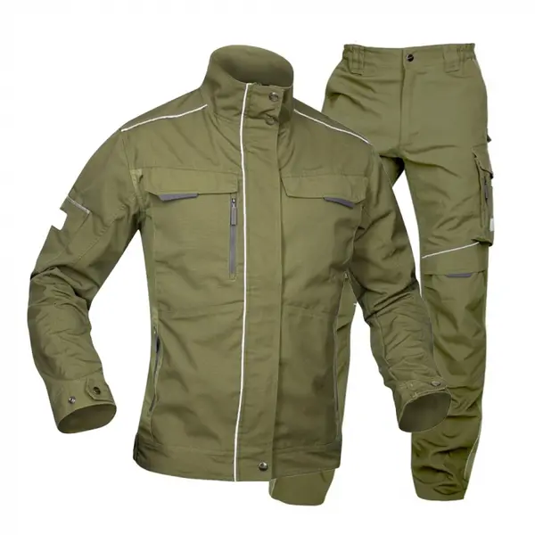 Costum kaki cu pantaloni de lucru, hidrofobizat, URBAN+ M, 64, KAKI