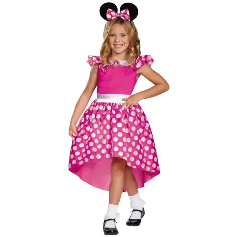 COSTUM MINNIE ROZ 5-6 ANI