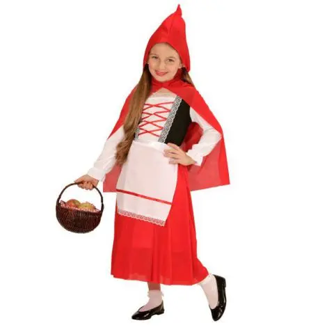 Costum scufita rosie copii, Widmann