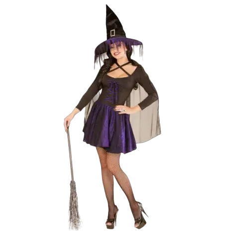 Costum vrajitoare - purple