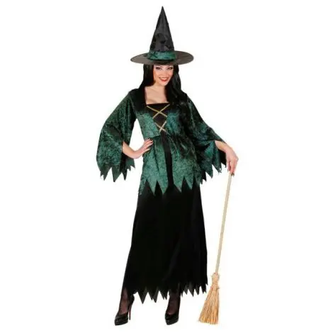 Costum vrajitoare verde