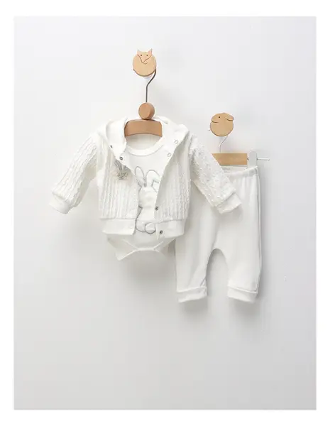 Costumas Bubu Rabbit, cu alb