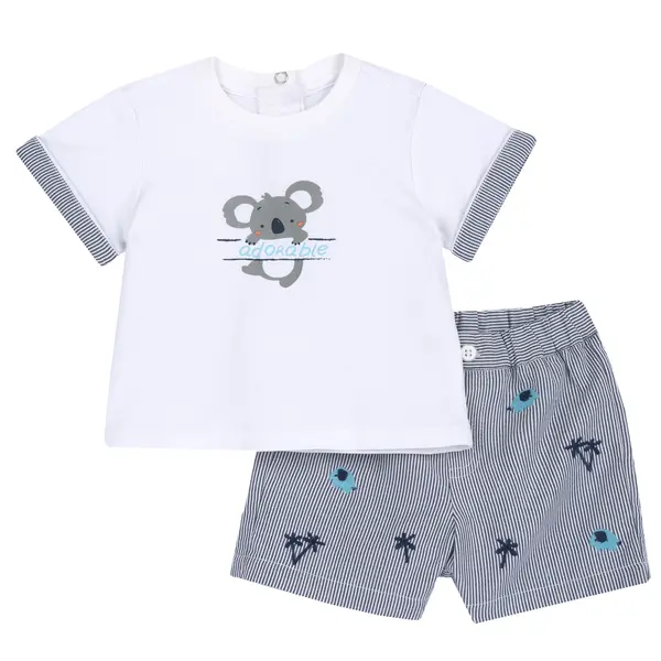 Costumas copii Chicco, tricou si pantaloni, 73922-68MFCO