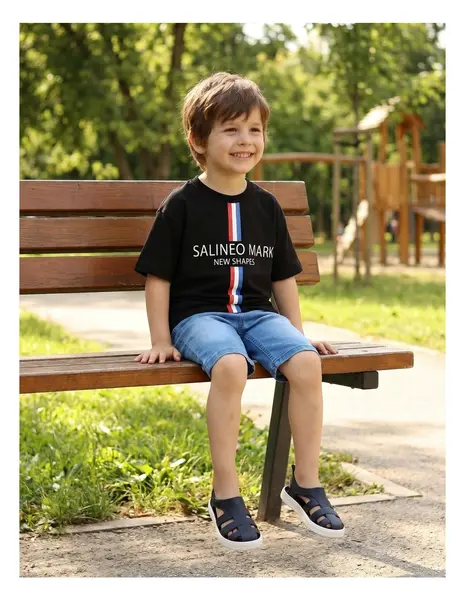 Costumas de vara New Shapes negru