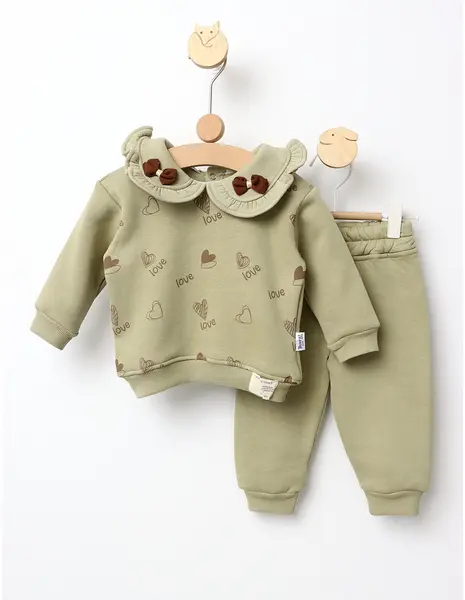 Costumas vatuit Love Love verde-fistic