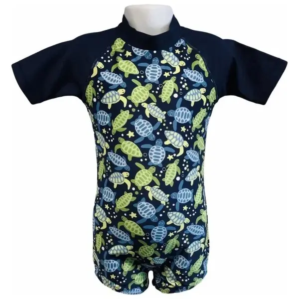 Costume de Baie Inot pentru bebelusi si copii, Protectie Soare UPF50+, Turttle, Marimea 4