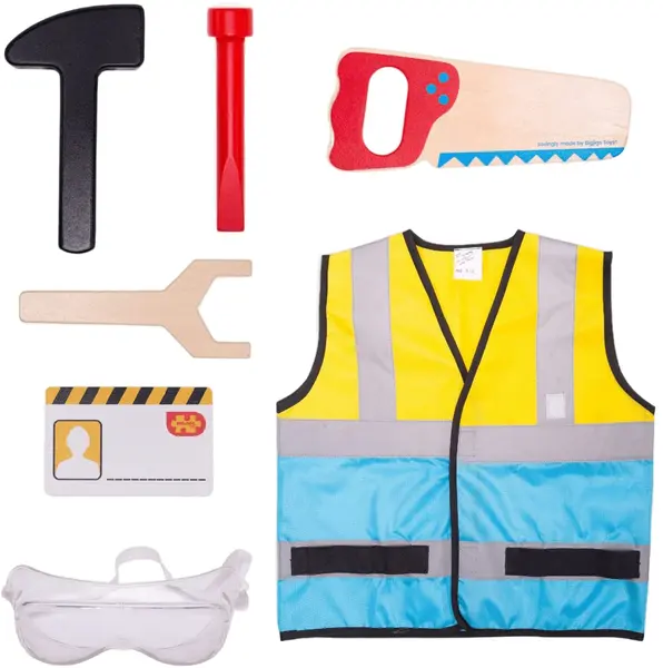 Costume pentru copii Bigjigs - Constructor