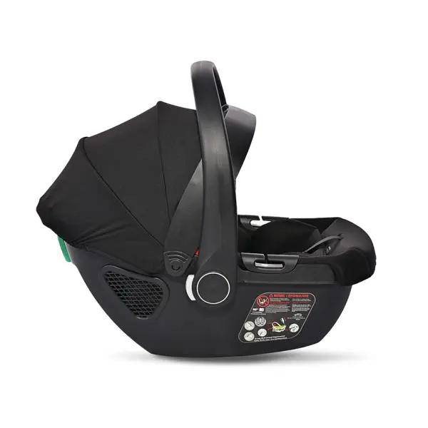Cosulet auto pentru copii Lorelli Aria Luxe Black Jasper, panou de ventilatie, tetiera reglabila, maner reglabil, 0-15 luni, 40-87 cm