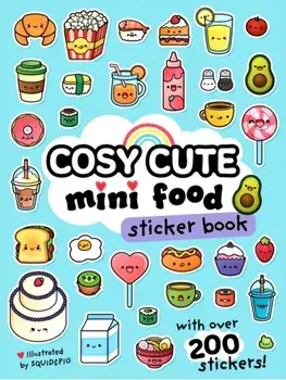 Cosy Cute Mini Food Sticker book, Paperback/Farshore