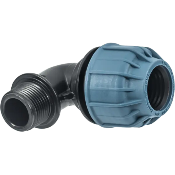 Cot 90° compresiune cu FE, PN 10 si PN 16, Elysee , Dimensiune 20x3/4" ,Presiune 10 Bari,0703839