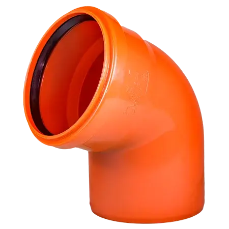 Cot canalizare din PVC la unghi de 67 grade D160