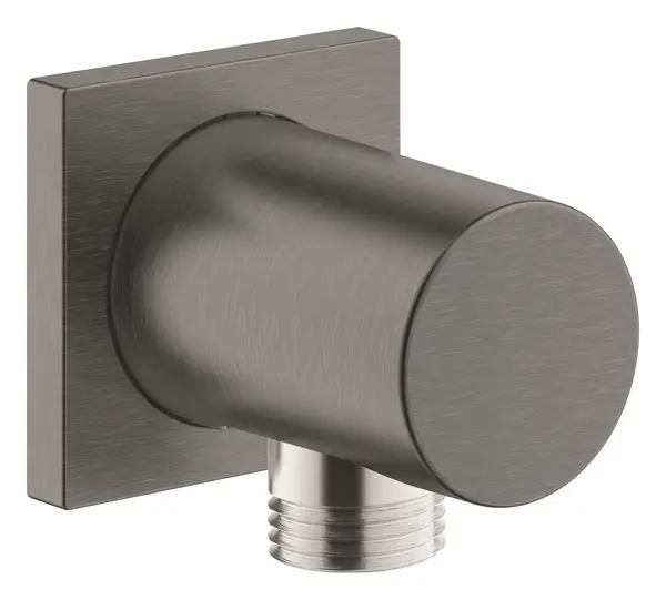 Cot de iesire Grohe Rainshower, 1/2", protectie anti-reflux, brushed hard graphite, antracit mat