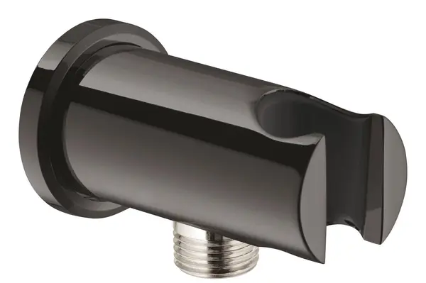 Cot de iesire Grohe, Rainshower Wall Union w/Holder, montare pe perete, universal, filet tata, suport, suport, Hard graphite, antracit