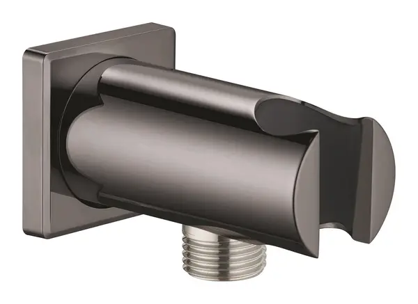 Cot de iesire Grohe, Rainshower Wall Union w/Holder, montare pe perete, universal, filet tata, suport, hard graphite, antracit