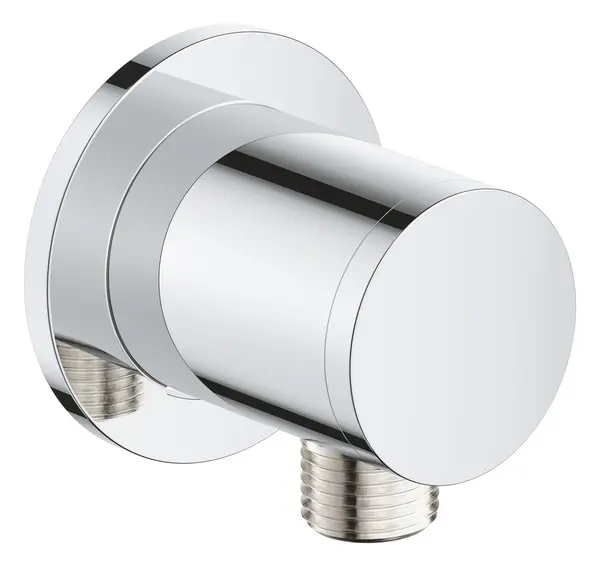 Cot de iesire Grohe, Tempesta wall union, 1/2'', protectie anti-reflux, crom