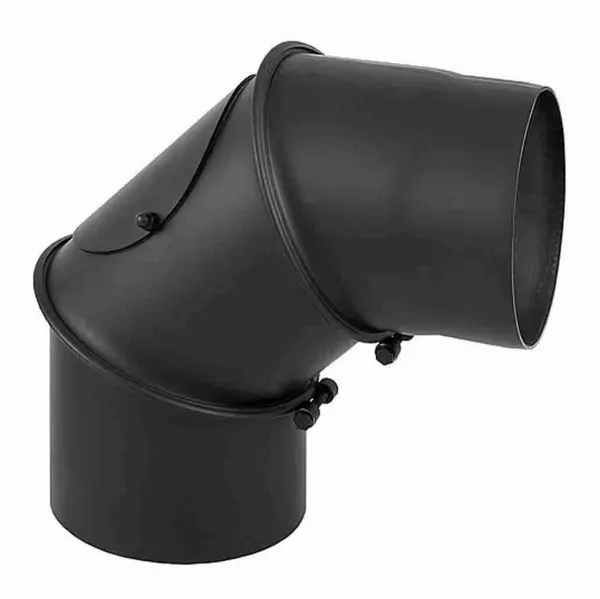 Cot otel reglabil 0-90 grade diametru fi 200 negru premium grosime mare 2mm