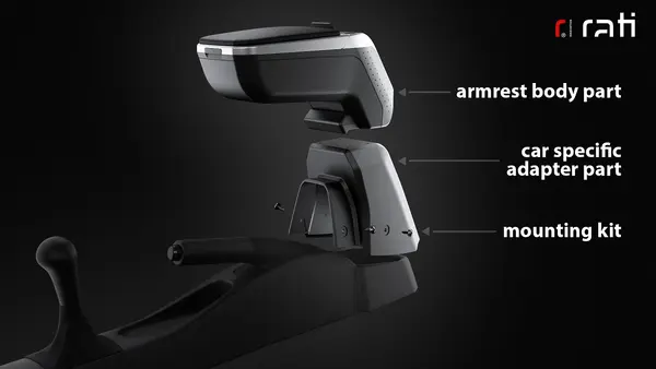 Cotiera Armster 2 Negru Chevrolet Aveo (2006-2011)