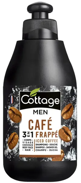 Cottage Men Gel de duș 3 în 1 Cafe Frappe, 250 ml