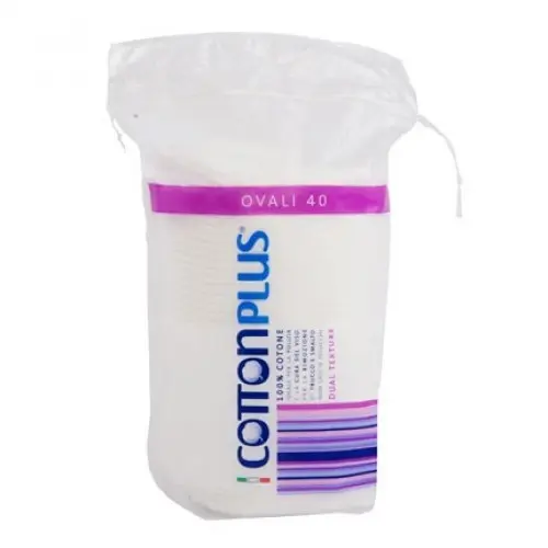 Cotton plus dischete demachiante ovale 9x7cm, 40 buc. Zephyr Labs