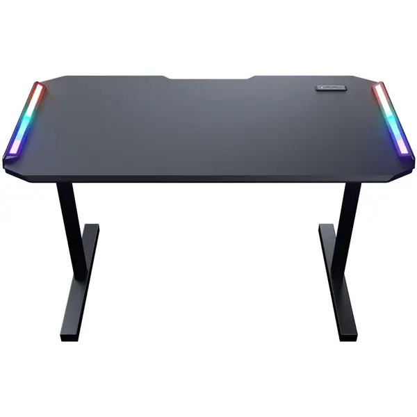 Cougar Birou gaming Cougar Deimus 120, Porturi USB, Iluminare RGB, Negru