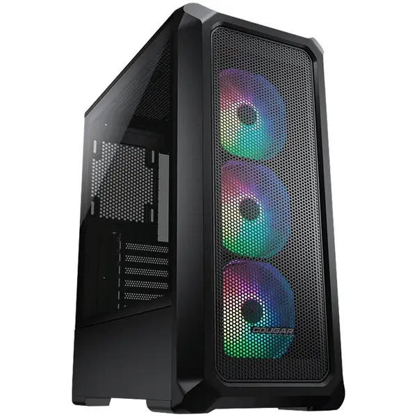 Cougar Carcasa Cougar Archon 2 Mesh RGB, Mid Tower, tempered glass, sursa 600W, Negru