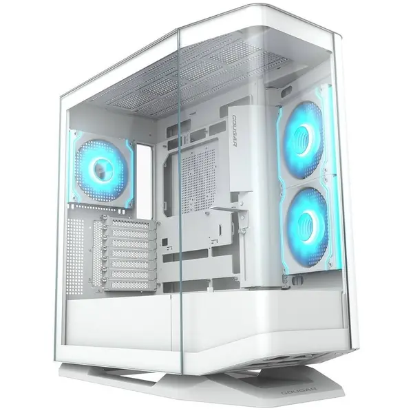 Cougar Carcasa COUGAR FV270, Mid tower, Tempered glass, Alb