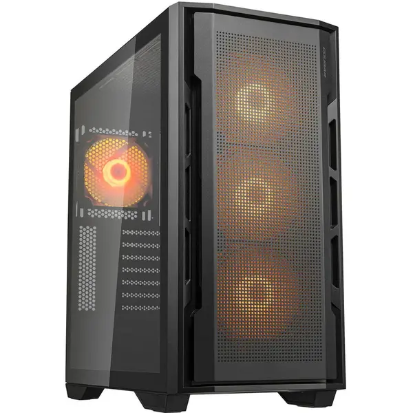 Cougar Carcasa Cougar UNIFACE CGR-5C78B-RGB, RGB, Middle Tower, Negru