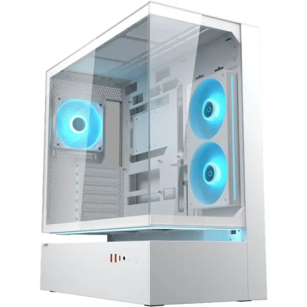 COUGAR GAMING Carcasa Cougar CFV235, Middle Tower, aRGB, Fara sursa, Alb