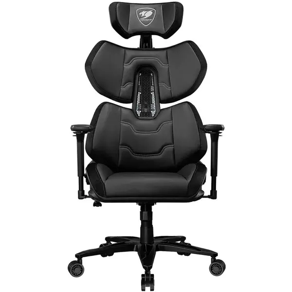COUGAR GAMING Scaun gaming COUGAR GAMING Terminator Elite CGR-TRE-SLB, suport lombar, cotiere 4D, piston Clasa 4