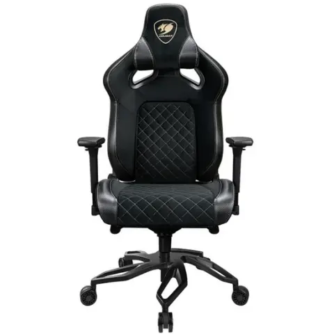 COUGAR GAMING Scaun gaming Cougar Titan Pro V2 Gold F, CGR-T2F-GLB, Negru-Auriu