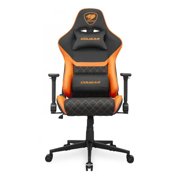 Cougar Scaun de gaming universal Cougar Armor One V2 F, șezut tapițat, Negru-Portocaliu