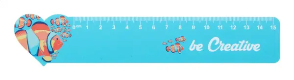 Couler 15 riglă casă, 15 cm - alb