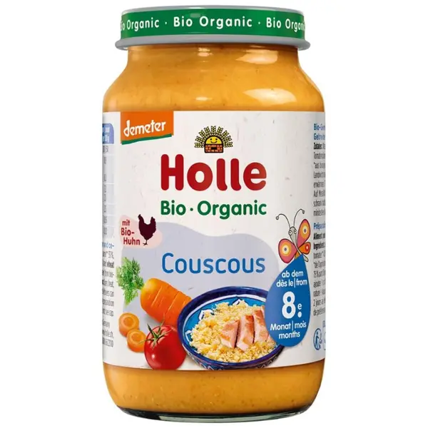 Cous cous cu carne de pui pentru copii 8 luni, eco - 220 g