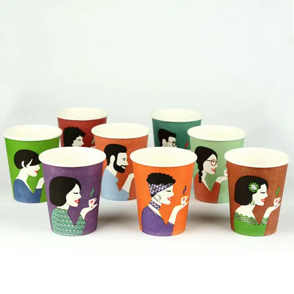 Covim Mix Colors pahare carton 170ml bax 3000 buc