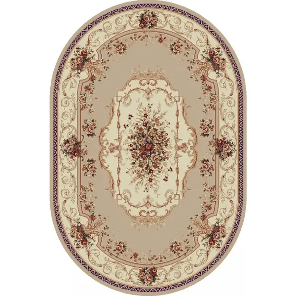 Covol Oval, 60 x 110 cm, Bej / Crem, Lotos 507