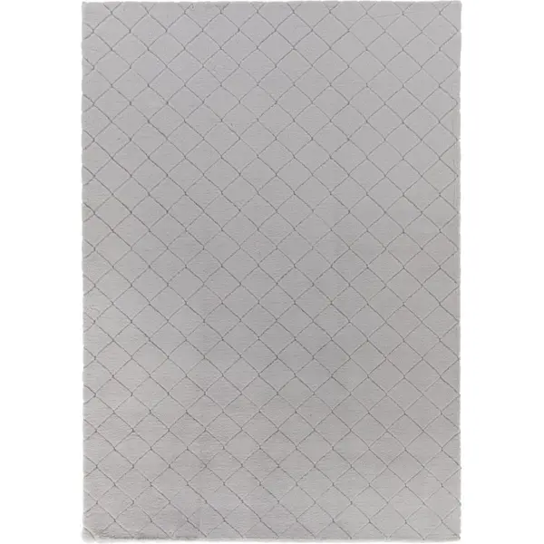 Covor Antiderapant, 160 x 230 cm, Gri, Model Blanita Lop Grofat 076