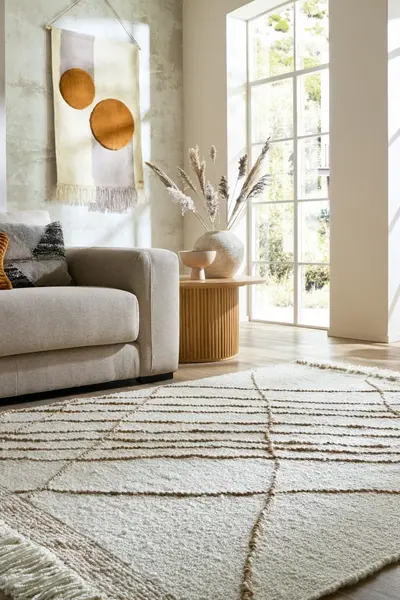 Covor Asterix Linear Bej, Natural 120x170 cm, Flair Rugs