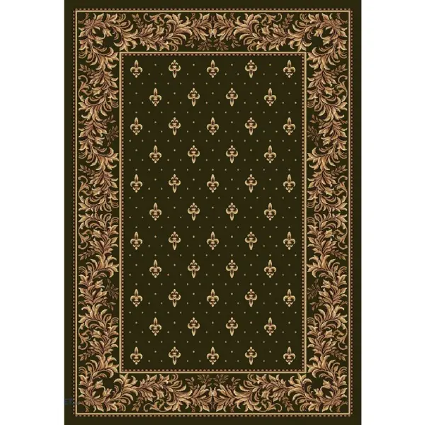 Covor Bisericesc Dreptunghiular, 80 x 150 cm, Verde, Lotos 15033/210