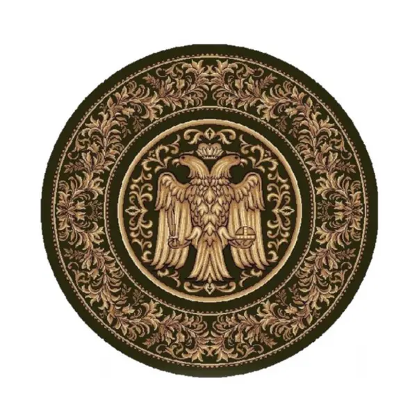 Covor Bisericesc Rotund, 200 x 200 cm, Verde, Lotos 15032/310