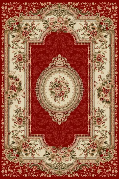 Covor Clasic, Lotos 571, Grena, 60x110 cm, 1800 gr/mp