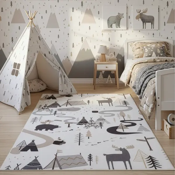 Covor Coco V5 Crem 120x170 cm