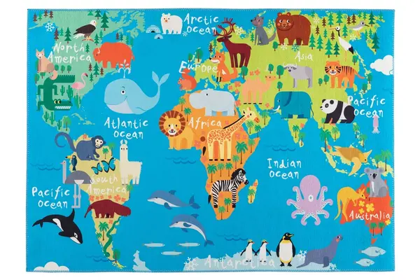 Covor copii My Torino Kids Albastru 120x170 cm