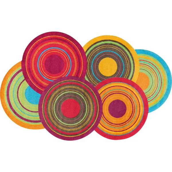 Covor Cu Țesătură Plată Cosmic Colour