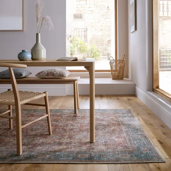 Covor Cyra Washable Rosu 152x230 cm, Flair Rugs