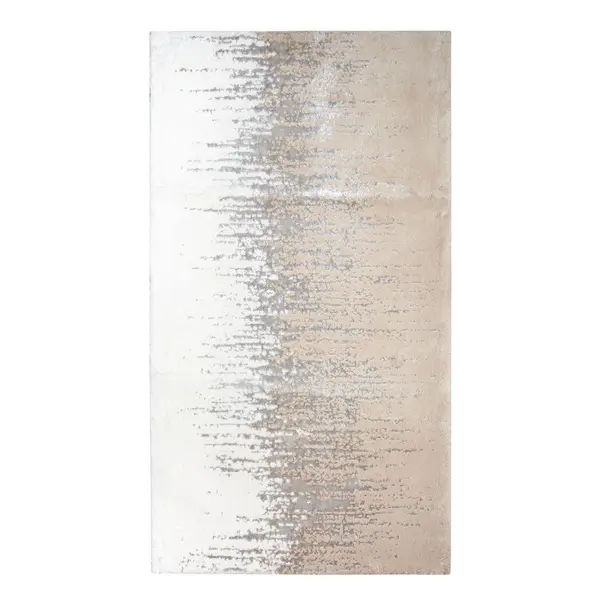 Covor De Baie 70/120 cm culoare natur, argintiu, bej