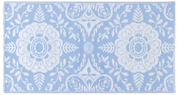 Covor de exterior, bleu, 160x230 cm, pp