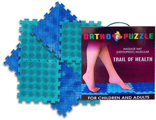 Covor de joacă modular Ortho Puzzle - Calea sănătății, mix