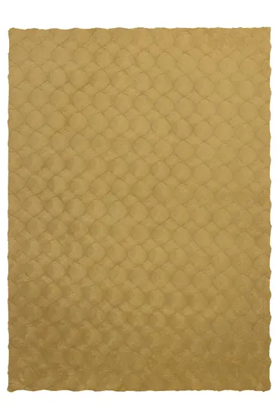 Covor Diamond Cut Galben inchis 80x150 cm