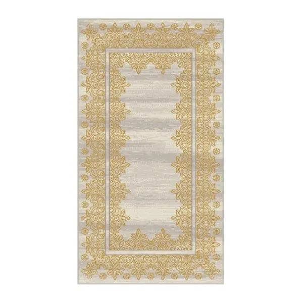 Covor Dreptunghiular, 160 x 230 cm, Auriu / Gri, Iris Model Oriental 28029/101
