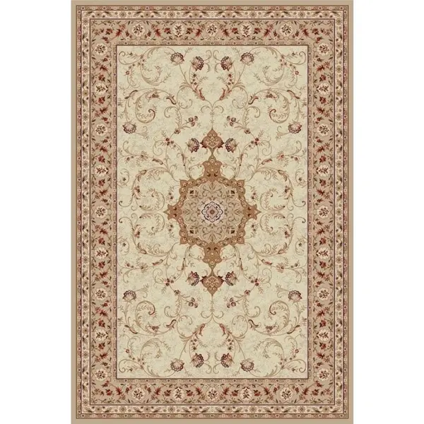 Covor Dreptunghiular, 60 x 110 cm, Bej / Crem, Lotos 523